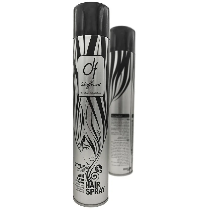 اسپری حالت دهنده مو(تافت) دیفرنت درجه سختی 5 حجم 500میلی لیتر